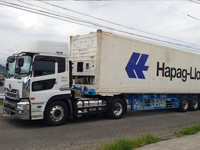 国際海上コンテナの陸上輸送