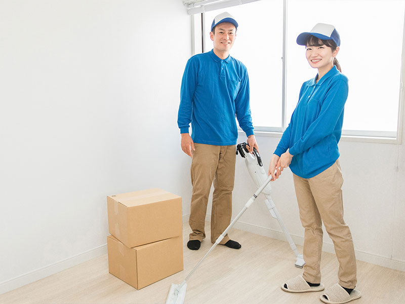 掃除専門業者です