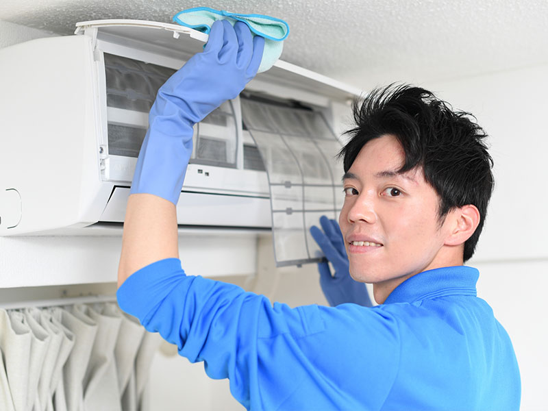 高品質なエアコン清掃