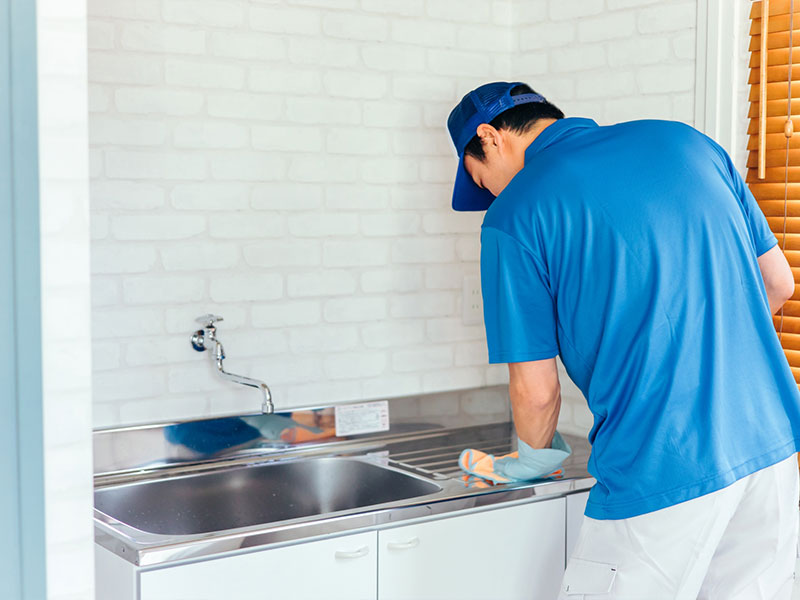 キッチン周りの清掃も得意です