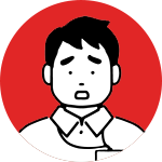 悩む人のイラスト