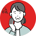 悩む人のイラスト