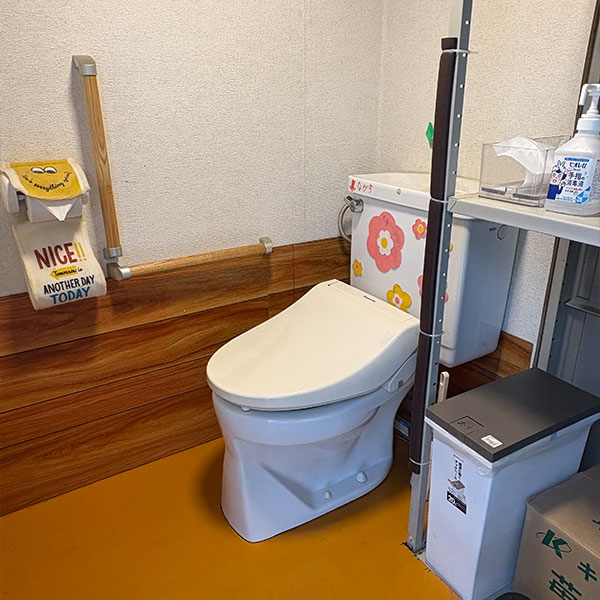 トイレはバリアフリー対応