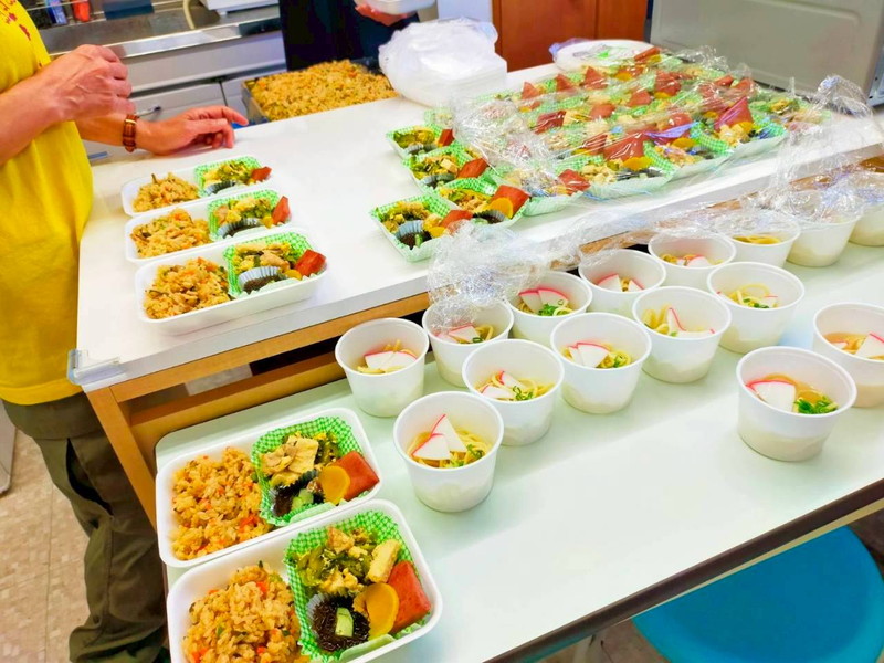 栄養抜群の食事提供