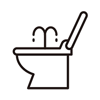 洗浄機付きトイレ