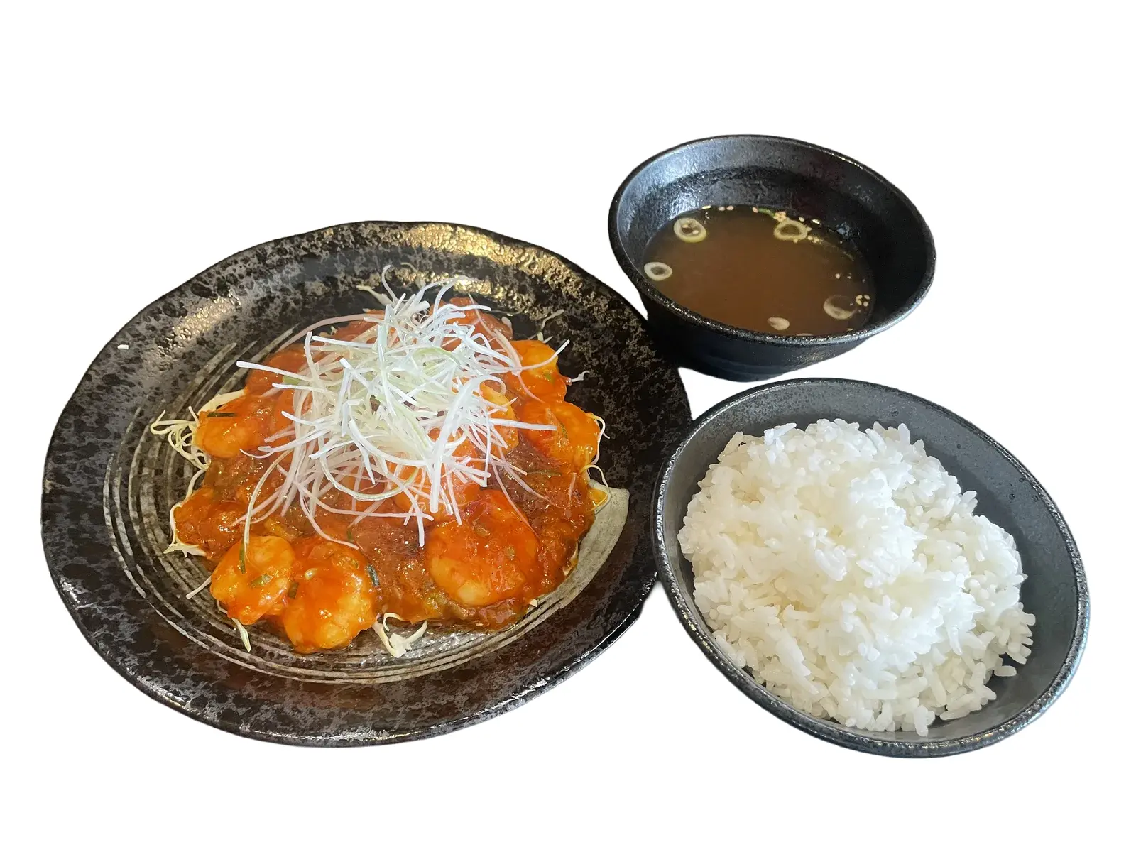 エビチリ定食