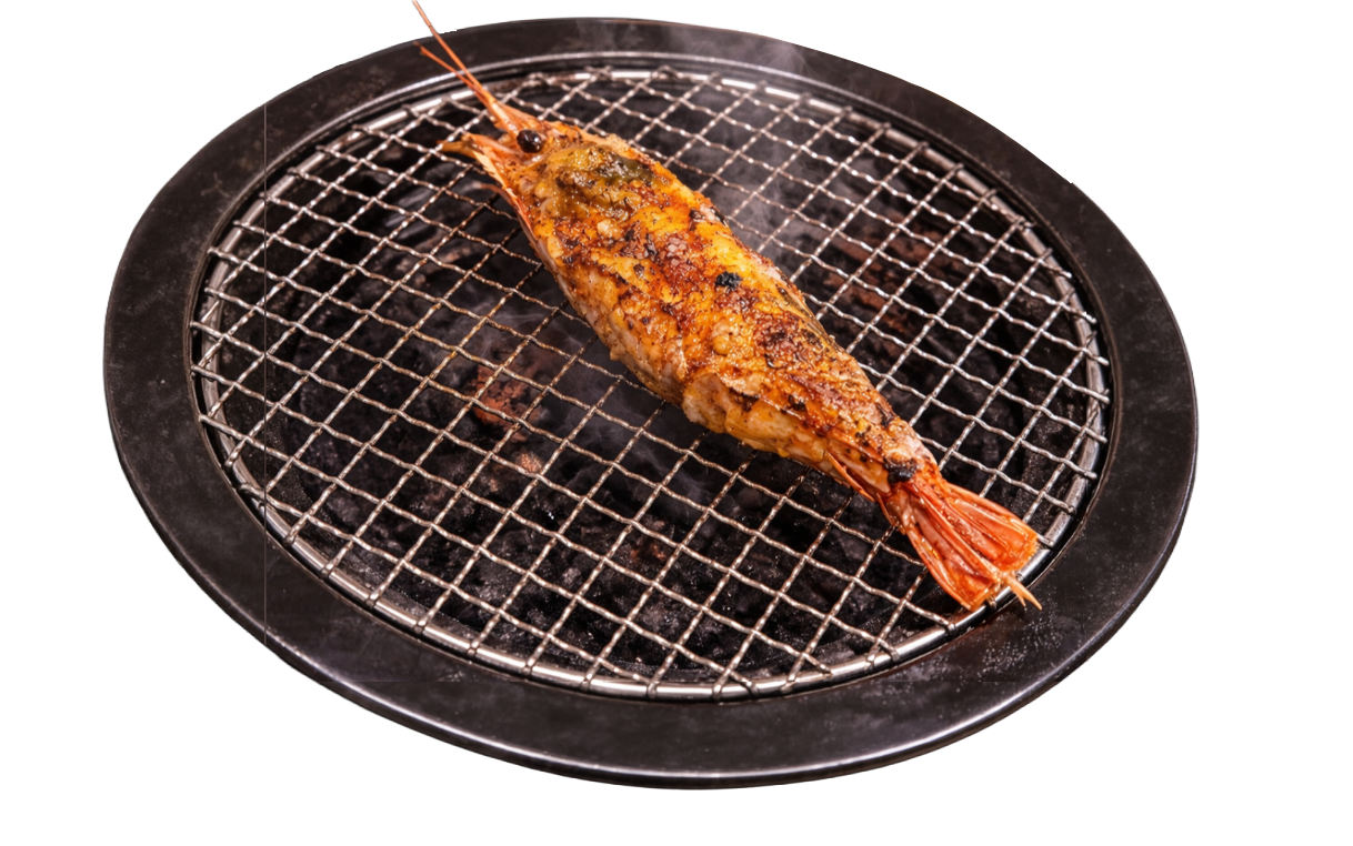 赤蝦海膽醬燒（赤蝦1隻）