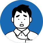 悩む人のイラスト