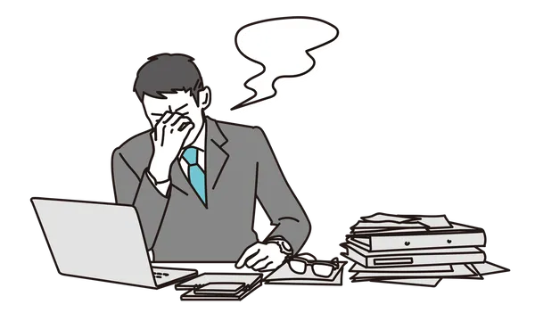 悩んでいる人のイメージ