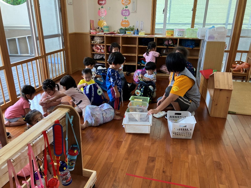 朝の様子