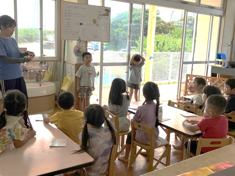 朝の様子
