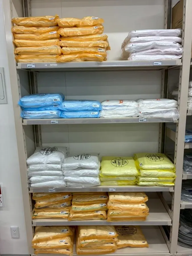 店頭に並ぶウエス商品