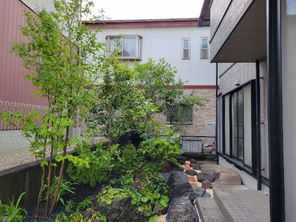 お庭のリノベーション