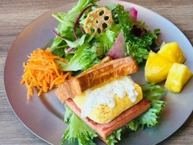 スパムと厚焼き玉子サンド