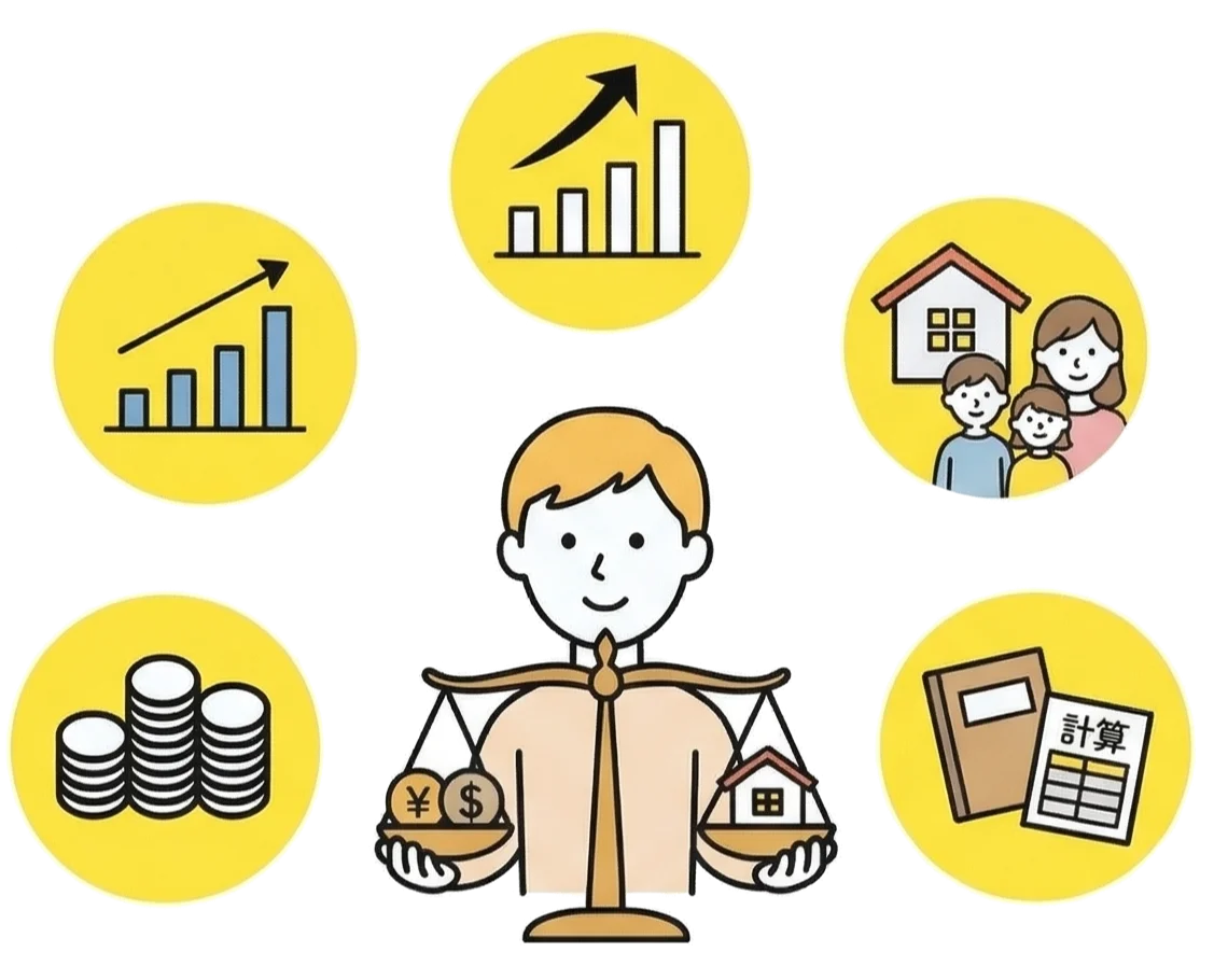 全体バランス型のイラスト