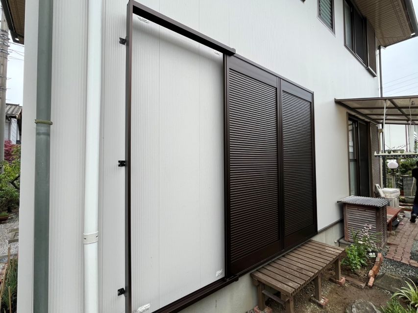 K邸 マドリモ雨戸取付工事