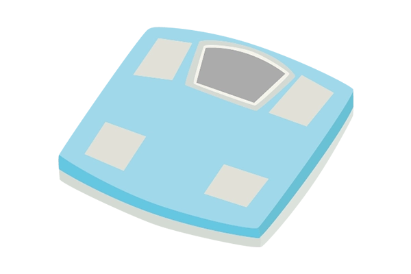 体重計のイラスト