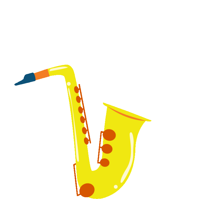 サックスのイラスト