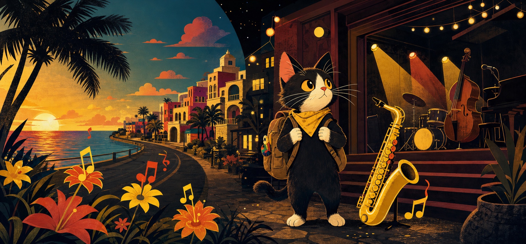 JAZZ NEKO クリシェのものがたり イメージイラスト