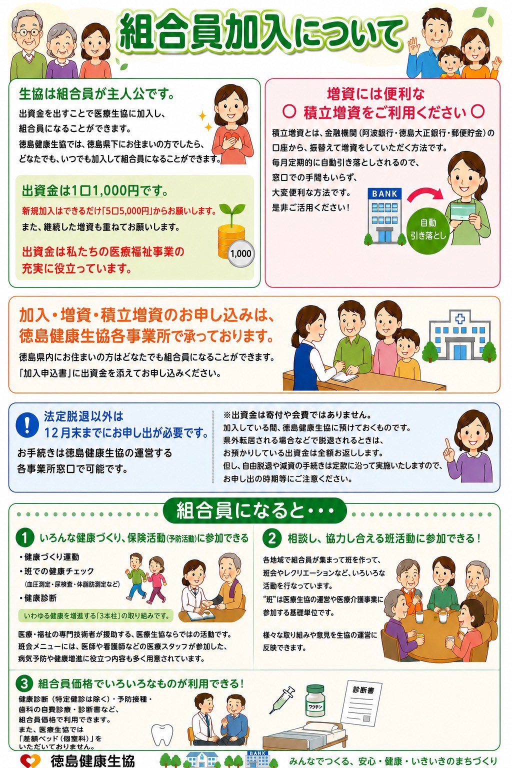 組合員の加入について