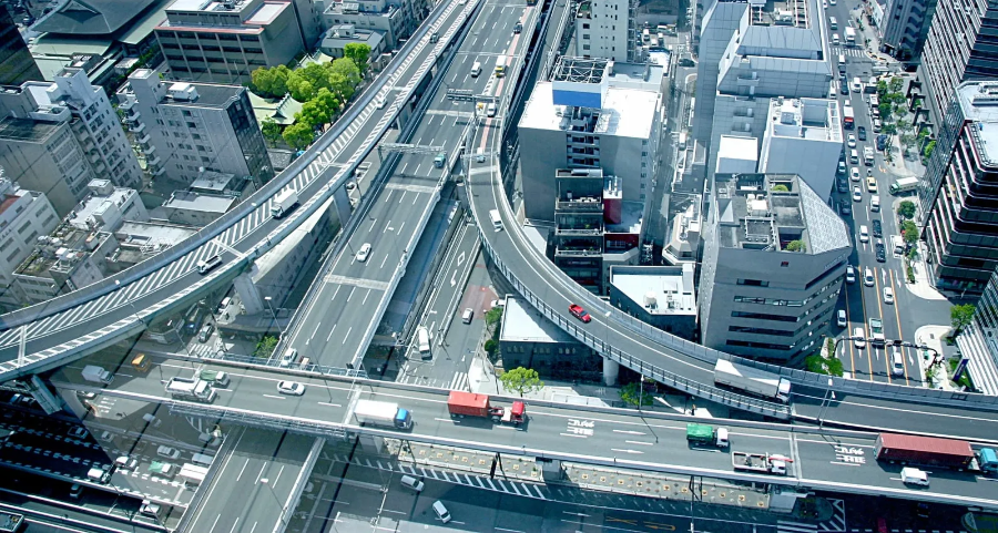 長距離配送のイメージ