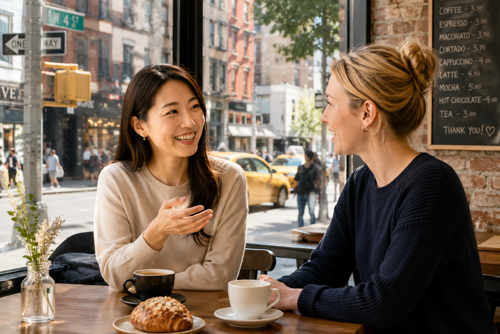 英語特有の5つの口の型の図解