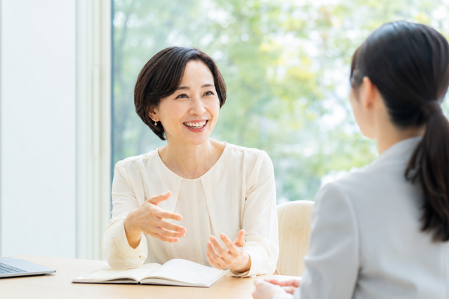 受講生インタビューの様子