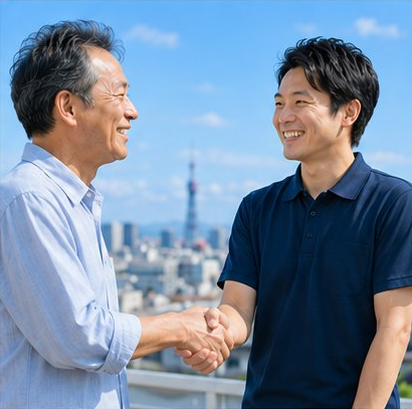 ご契約・握手