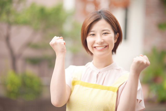 休憩時間のスタッフ