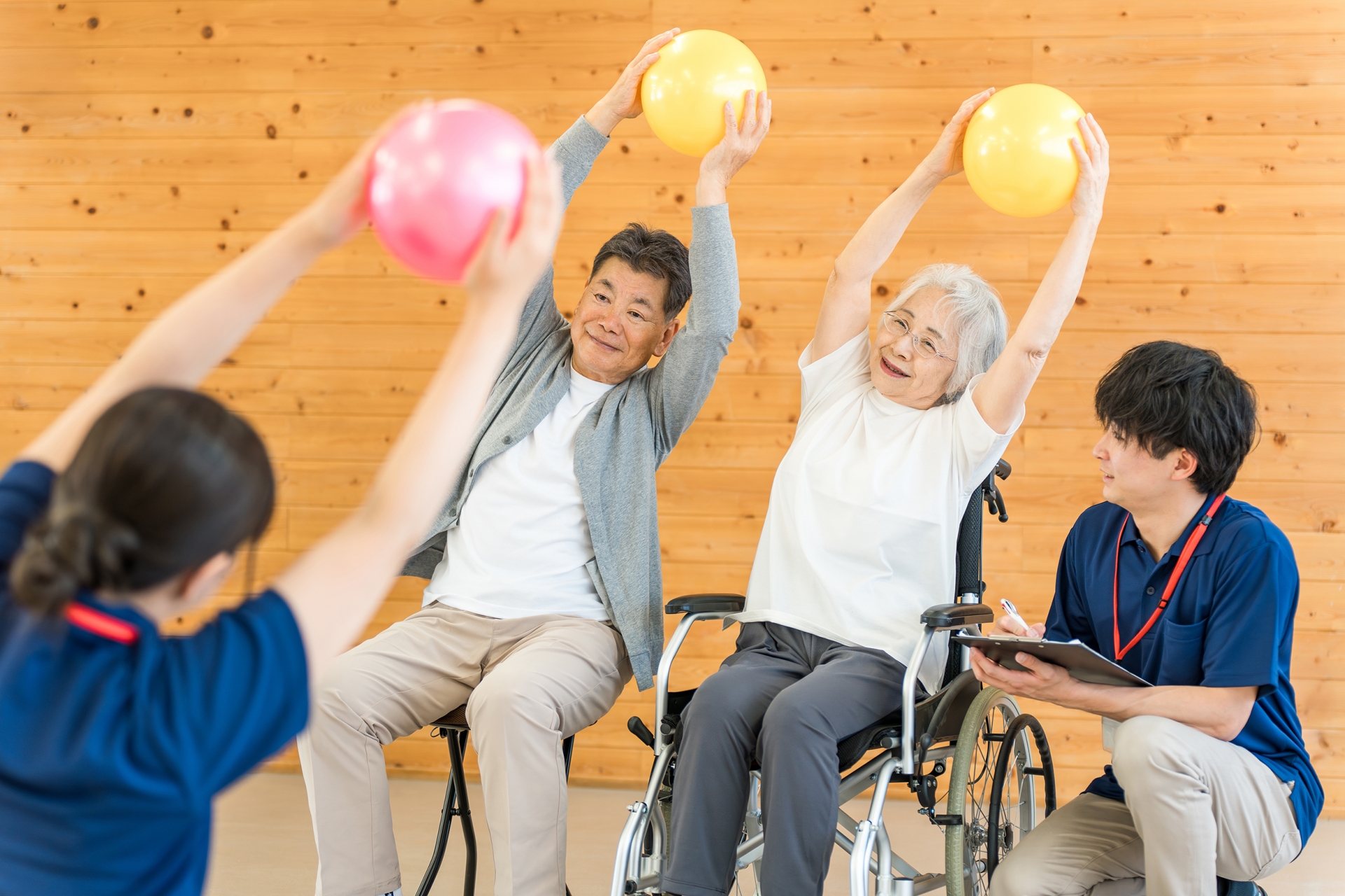 デイサービスあっ晴れの様子