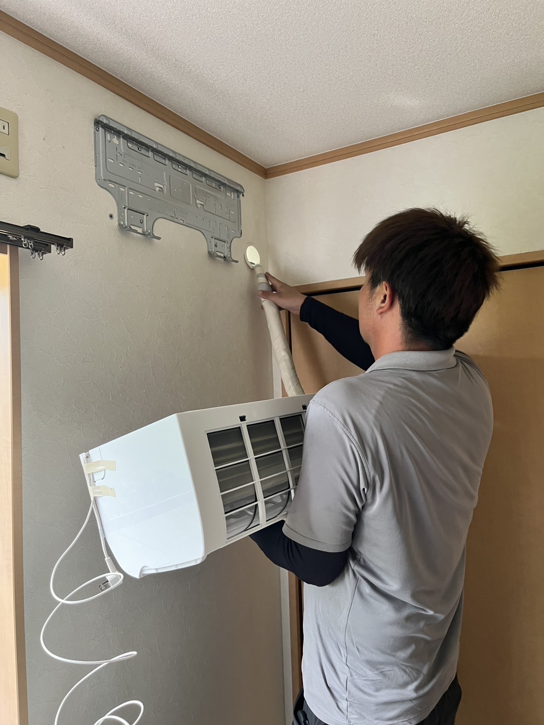 施工風景の写真