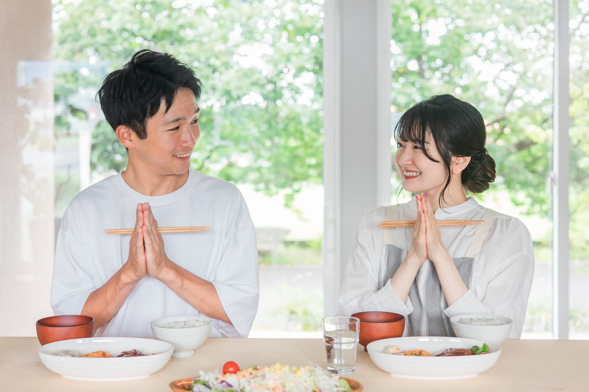 食卓でいただきます