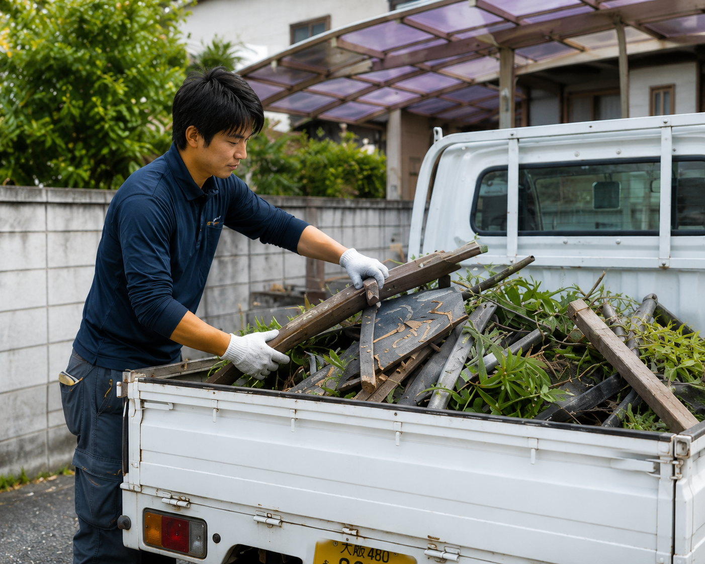 外構・部分解体（撤去・廃材搬出）