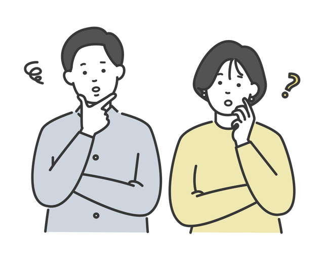 印刷会社選びに悩む方のイラスト