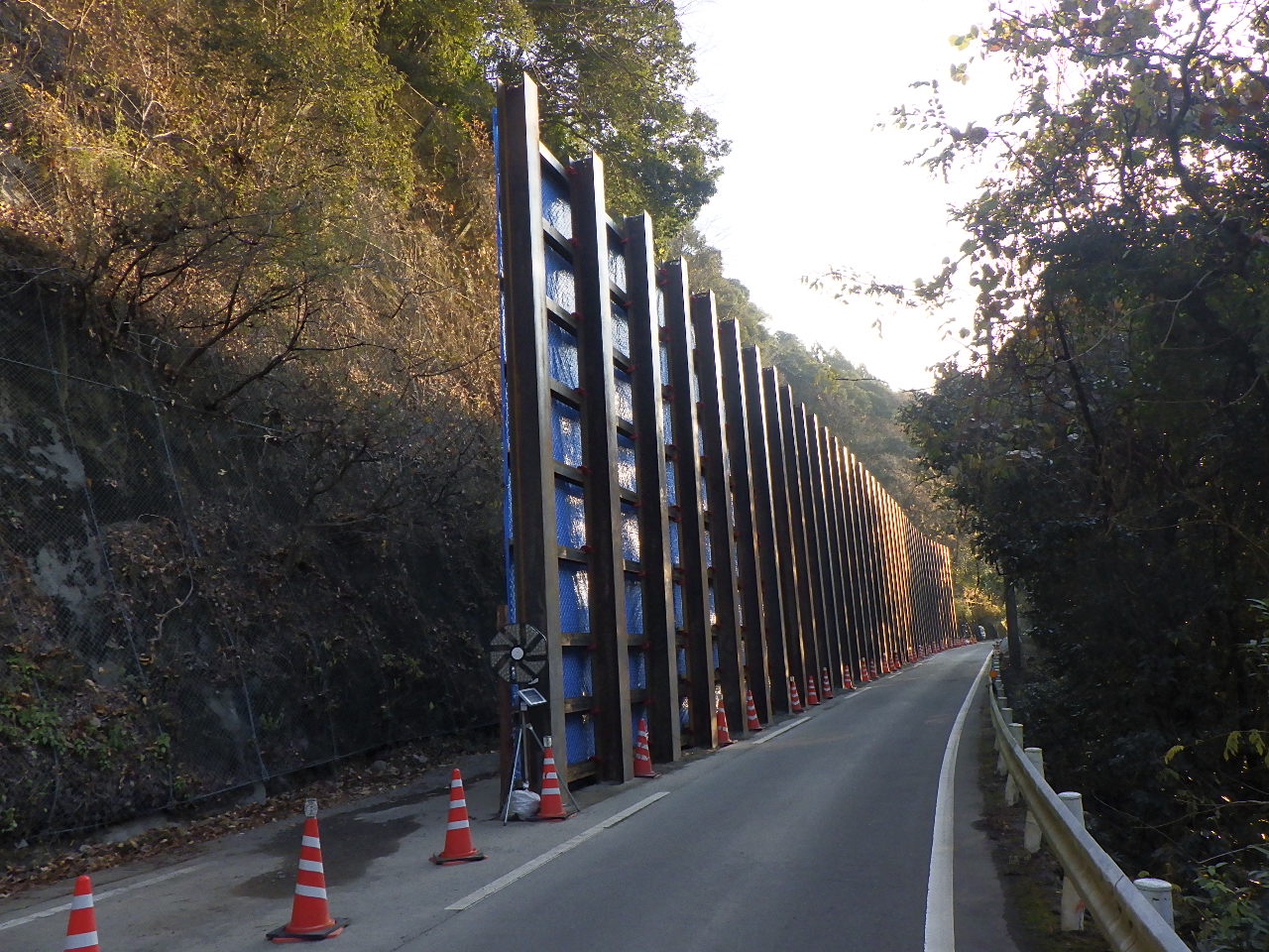 R6那土　国道195号　那賀・朴野　道路応急対策工事（竣工）