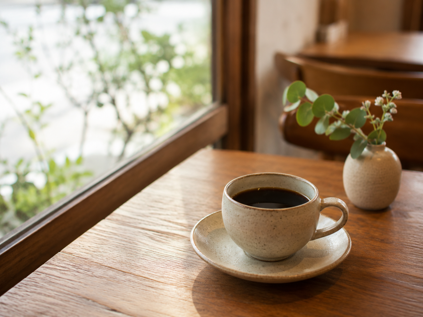 カフェへお出かけ