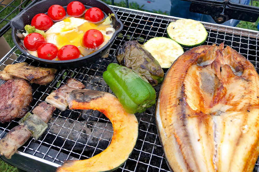 夏の海の家BBQ