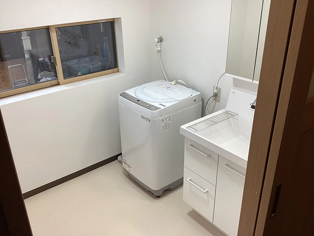 洗面脱衣室工事（N様邸）