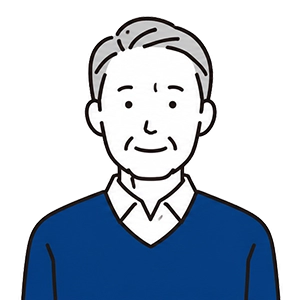 お客様(50代・男性/貴金属)のイラスト