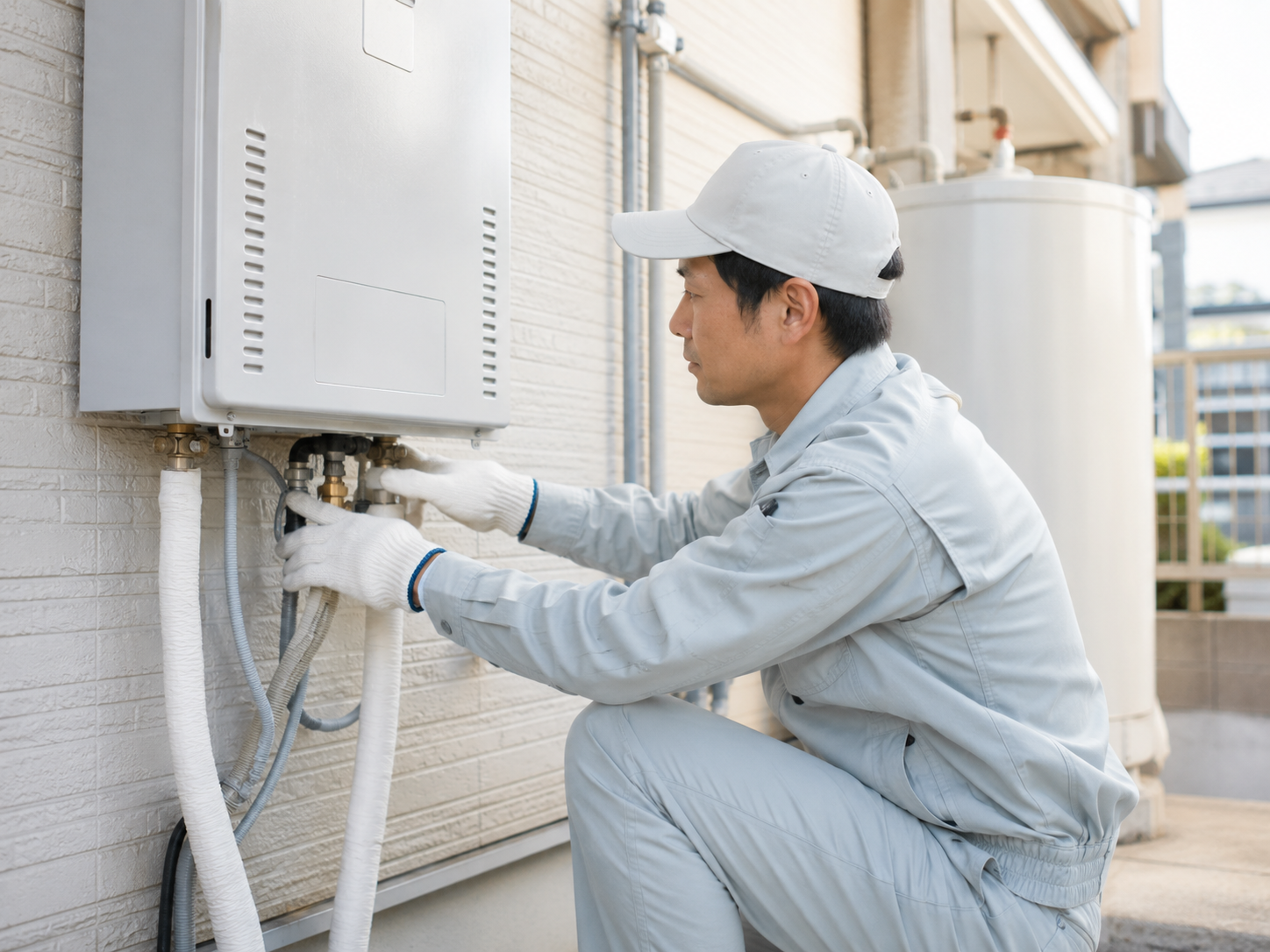 灯油ボイラー・電気温水器からの取り換え事業(燃転)