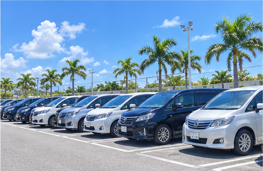 拠点の駐車場