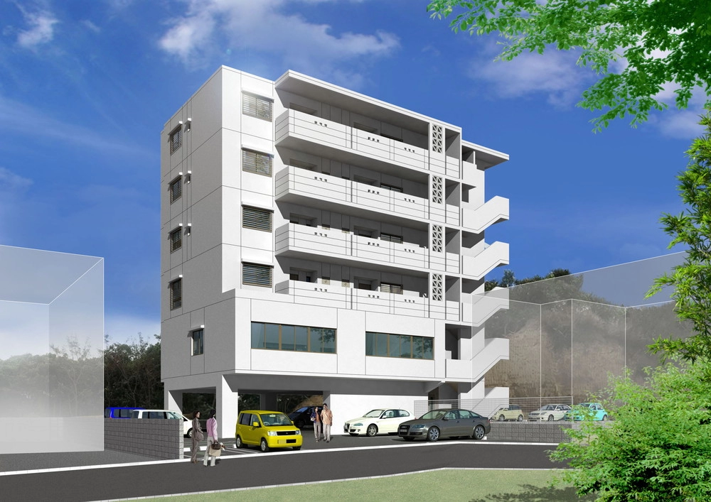 事務所兼共同住宅 RC造・6階建 那覇市具志
