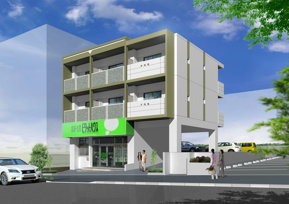 店舗兼共同住宅 RC造・3階建 浦添市経塚