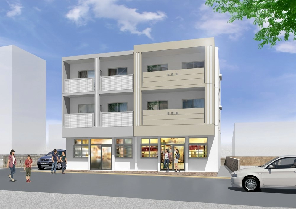店舗兼共同住宅 RC造・3階建 宮古島市字下里