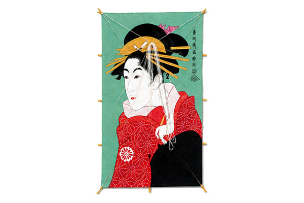 浮世絵の凧