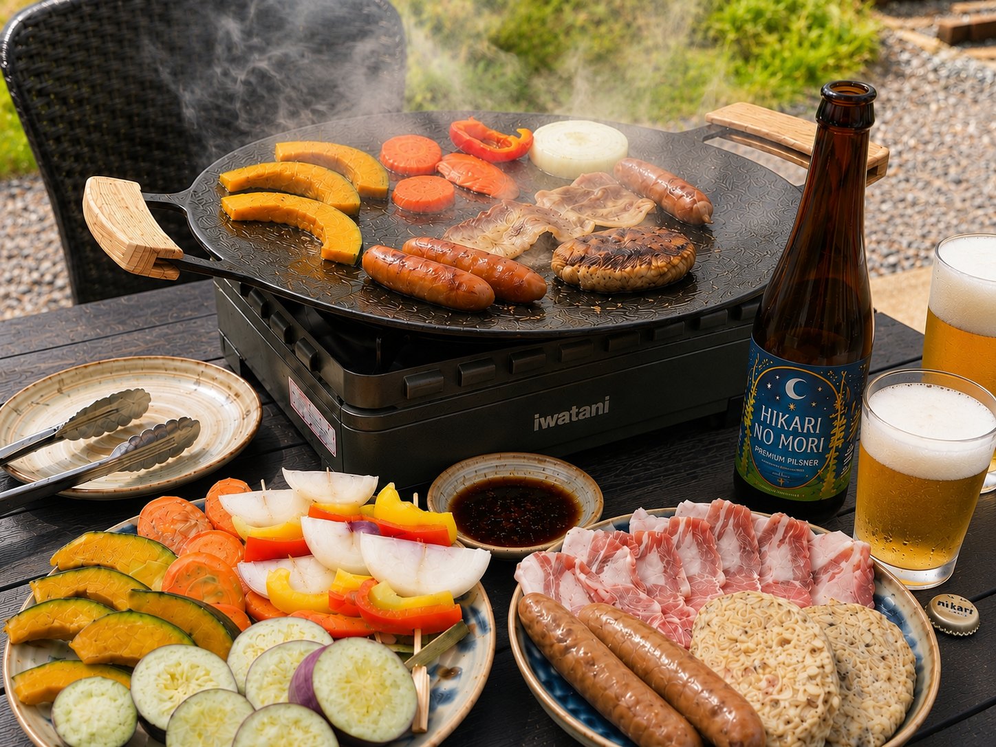 無料朝食・BBQ・しゃぶしゃぶ