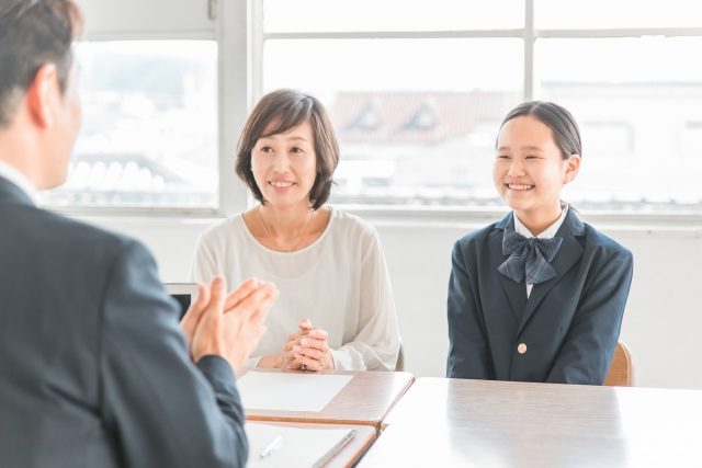 保護者面談の様子