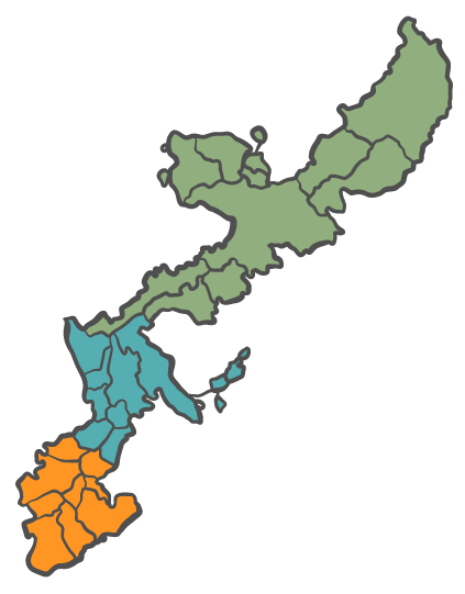 沖縄本島 対応エリアマップ