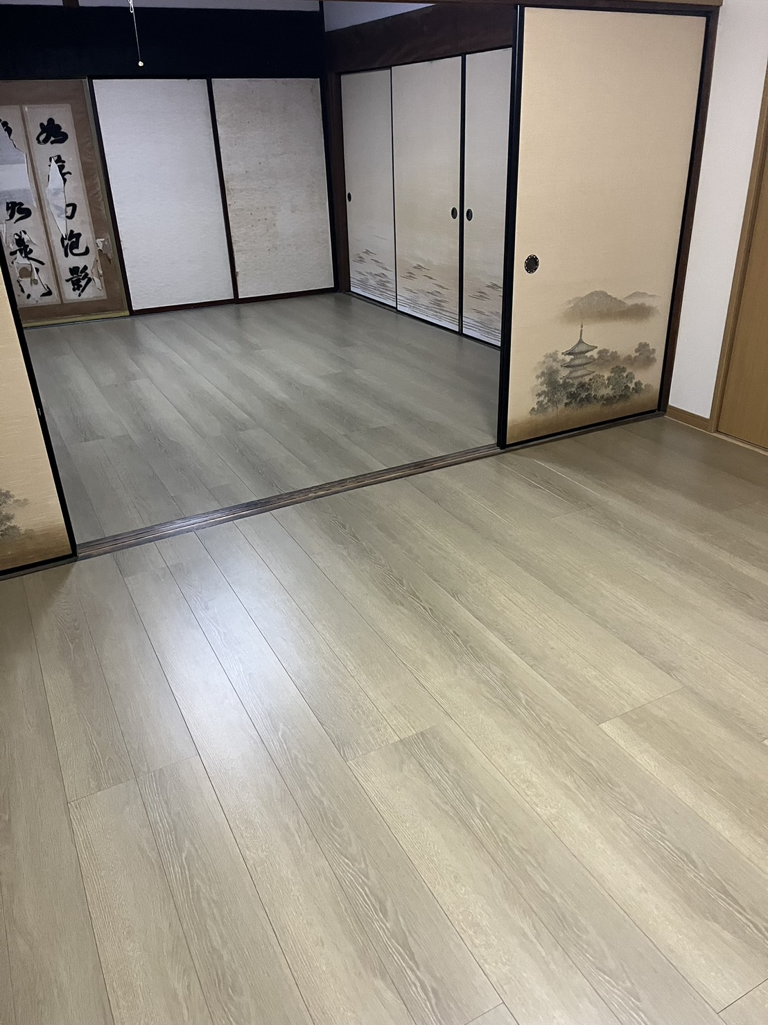 和室をフローリングの洋室に