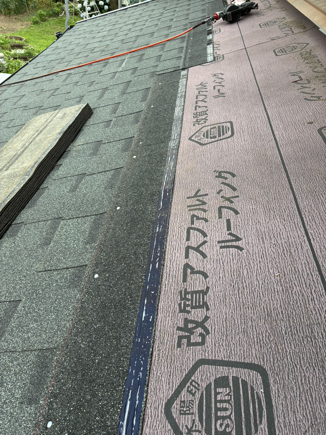 屋根の葺き替え工事